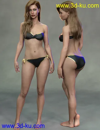 3D打印模型Ruthann HD for Genesis 8 Female的图片