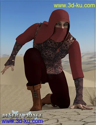 3D打印模型RW Desert Prince for Genesis 2 Male(s)的图片