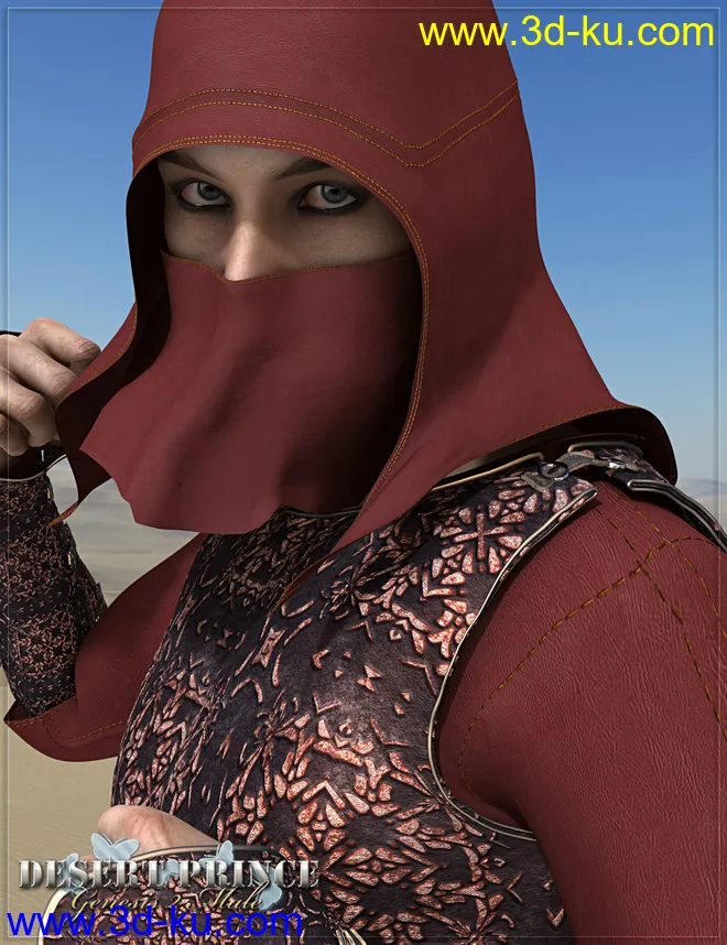 RW Desert Prince for Genesis 2 Male(s)模型的图片2