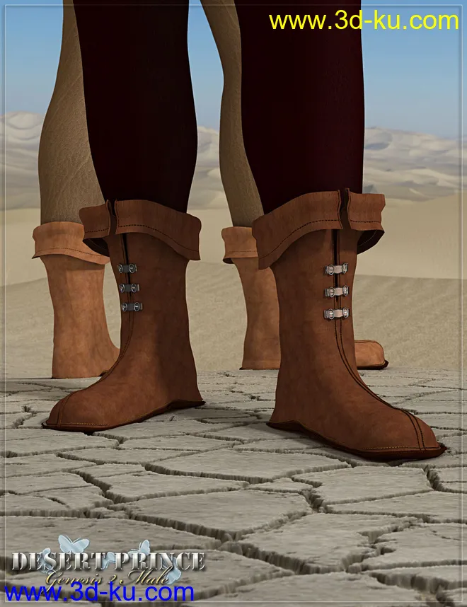 RW Desert Prince for Genesis 2 Male(s)模型的图片5