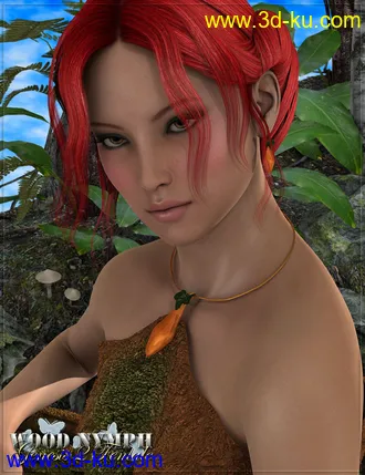3D打印模型RW Wood Nymph for Genesis 2 Female(s)的图片