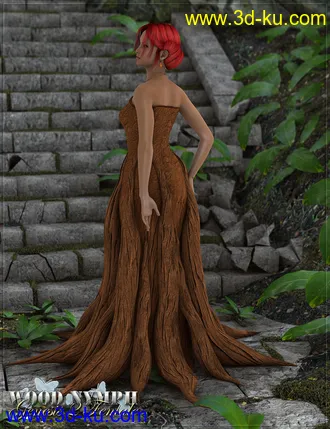 3D打印模型RW Wood Nymph for Genesis 2 Female(s)的图片