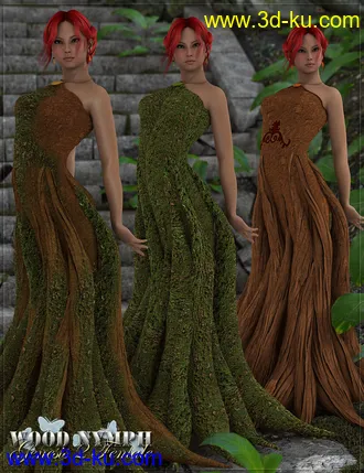 3D打印模型RW Wood Nymph for Genesis 2 Female(s)的图片