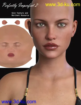 3D打印模型RY Perfectly Imperfect Skin 2 and Merchant Resource for Genesis 8 Female的图片