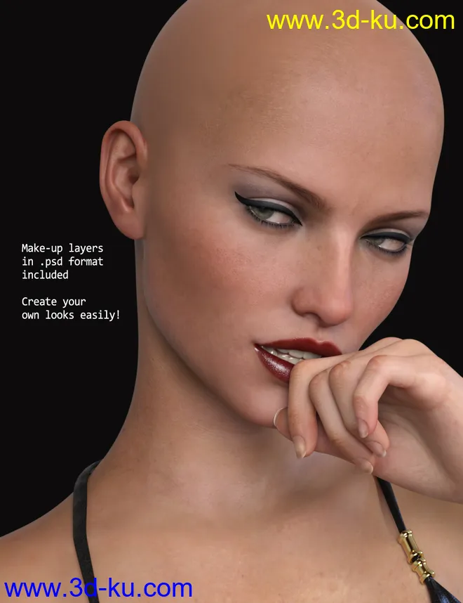 RY Perfectly Imperfect Skin 2 and Merchant Resource for Genesis 8 Female模型的图片3