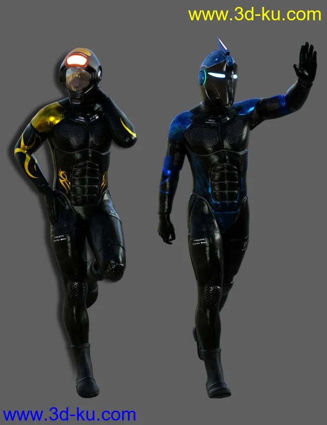 S-7 Bounty Hunter Outfit For Genesis 8 Male(s)模型的图片10