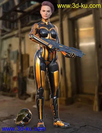3D打印模型S8 Suit for Genesis 8 Female(s)的图片