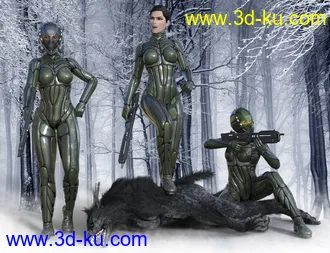 3D打印模型S8 Suit for Genesis 8 Female(s)的图片