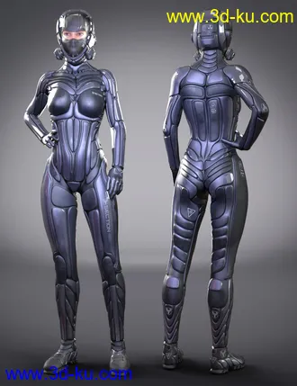 3D打印模型S8 Suit for Genesis 8 Female(s)的图片