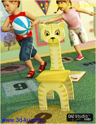 3D打印模型Safari Furniture for Kids4的图片