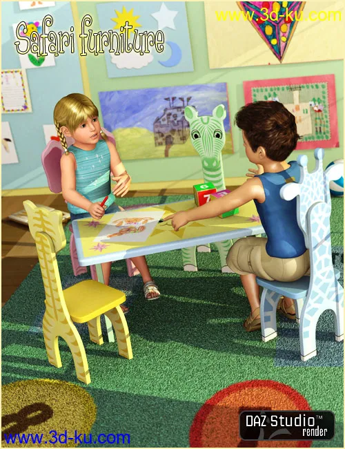 Safari Furniture for Kids4模型的图片6