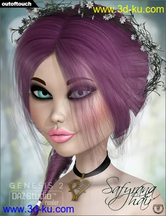 3D打印模型Safyrana Hair的图片