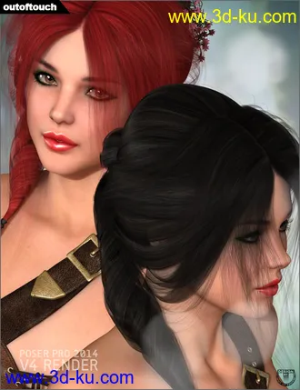 3D打印模型Safyrana Hair的图片