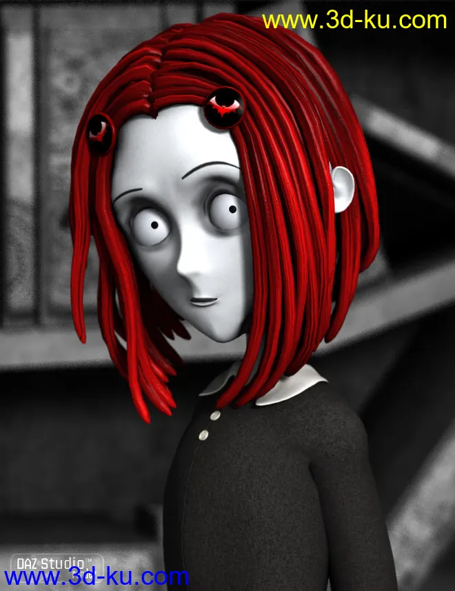 Salem Hair模型的图片3