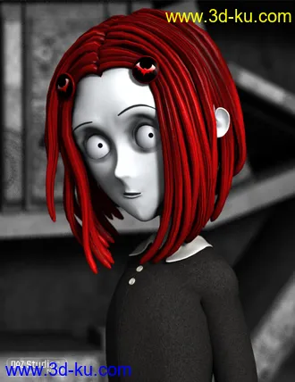 3D打印模型Salem Hair的图片