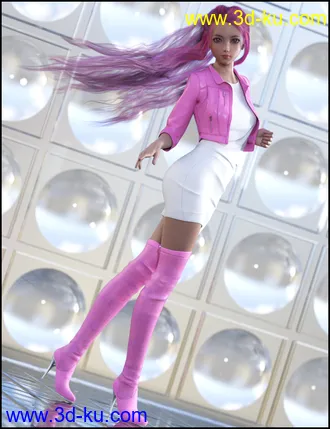 3D打印模型Sassy Edge Outfit for Genesis 8 Females的图片