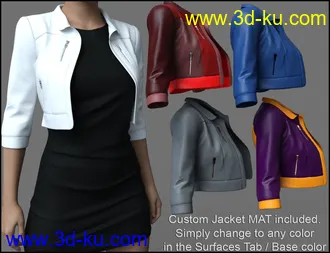 3D打印模型Sassy Edge Outfit for Genesis 8 Females的图片