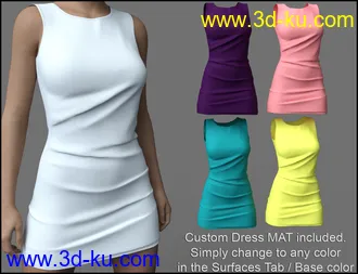 3D打印模型Sassy Edge Outfit for Genesis 8 Females的图片