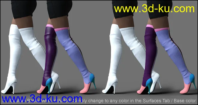 Sassy Edge Outfit for Genesis 8 Females模型的图片9