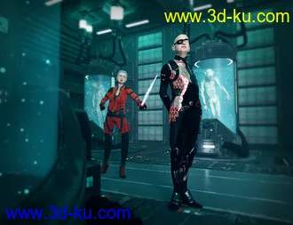 3D打印模型SBibb Dreadful Pirate Captain Poses and Expressions for Genesis 8的图片