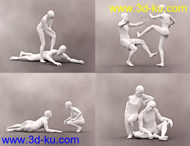 SBibb Dreadful Pirate Captain Poses and Expressions for Genesis 8模型的图片10