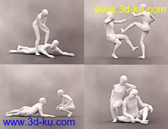 3D打印模型SBibb Dreadful Pirate Captain Poses and Expressions for Genesis 8的图片