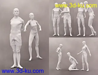 3D打印模型SBibb Dreadful Pirate Captain Poses and Expressions for Genesis 8的图片