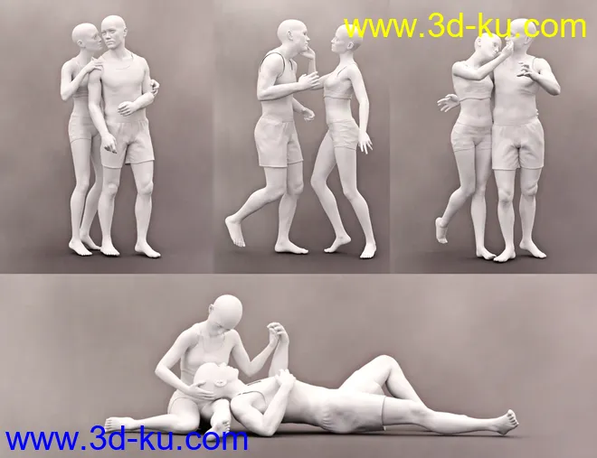 SBibb Dreadful Pirate Captain Poses and Expressions for Genesis 8模型的图片12