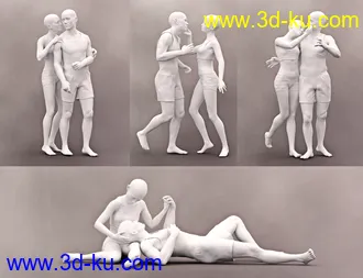 3D打印模型SBibb Dreadful Pirate Captain Poses and Expressions for Genesis 8的图片