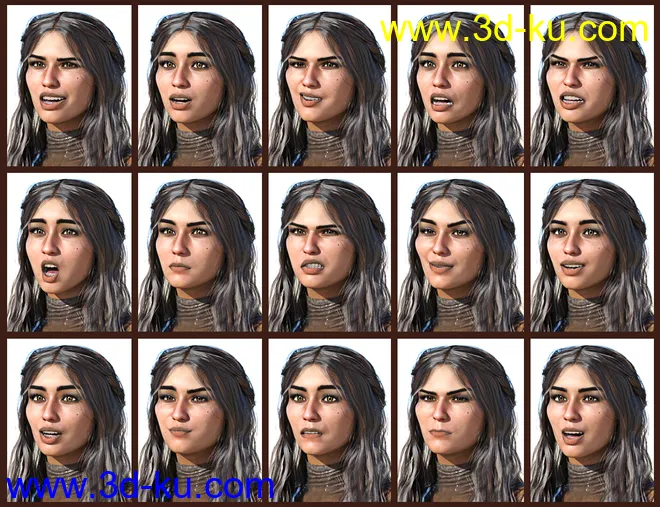 SBibb Dreadful Pirate Captain Poses and Expressions for Genesis 8模型的图片13