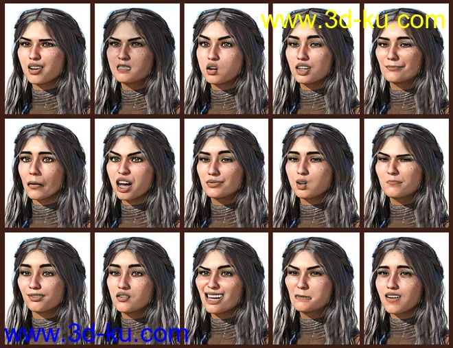 SBibb Dreadful Pirate Captain Poses and Expressions for Genesis 8模型的图片14