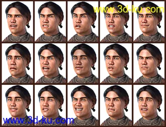 3D打印模型SBibb Dreadful Pirate Captain Poses and Expressions for Genesis 8的图片