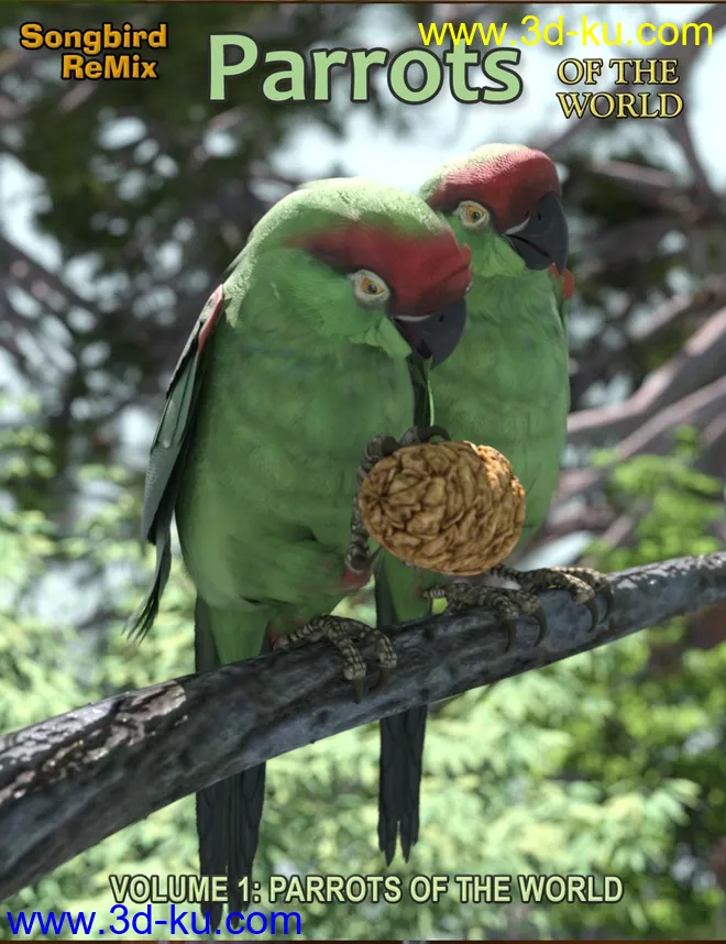 SBRM Parrots Vol 1 - Parrots of the World模型的图片1
