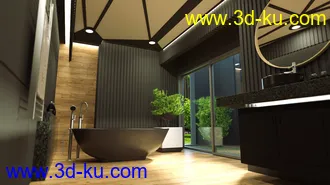 3D打印模型Scandinavian Bathroom的图片