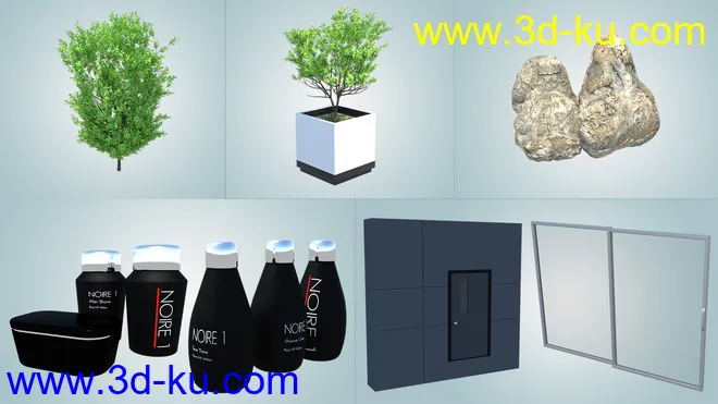 Scandinavian Bathroom模型的图片10