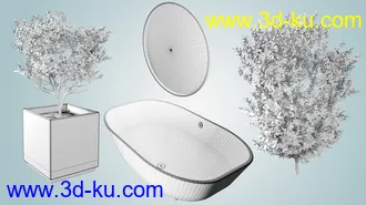 3D打印模型Scandinavian Bathroom的图片