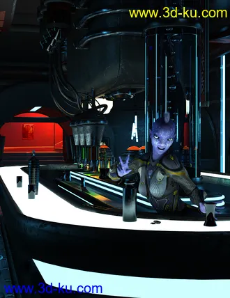 3D打印模型Sci-Fi Bar的图片