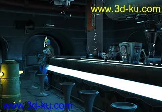 3D打印模型Sci-Fi Bar的图片