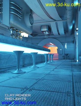 3D打印模型Sci-Fi Bar的图片