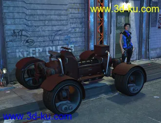 3D打印模型Sci-Fi Quad的图片