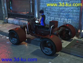 3D打印模型Sci-Fi Quad的图片