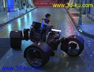 3D打印模型Sci-Fi Quad的图片