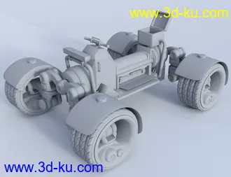 3D打印模型Sci-Fi Quad的图片
