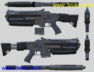 3D打印模型Sci-Fi Weapons Collection 3的图片