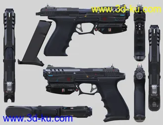 3D打印模型Sci-Fi Weapons Collection 3的图片