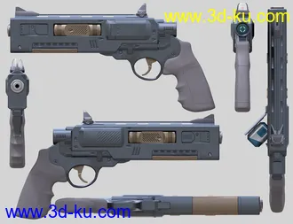 3D打印模型Sci-Fi Weapons Collection 3的图片