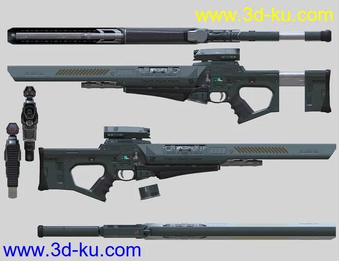 Sci-Fi Weapons Collection 3模型的图片5