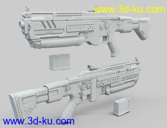 3D打印模型Sci-Fi Weapons Collection 3的图片