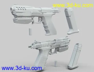 3D打印模型Sci-Fi Weapons Collection 3的图片