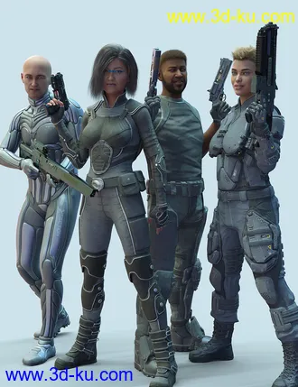 3D打印模型Sci-Fi Weapons Collection 3的图片